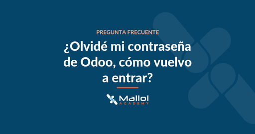 ¿Olvidé mi contraseña de Odoo, cómo vuelvo a entrar?